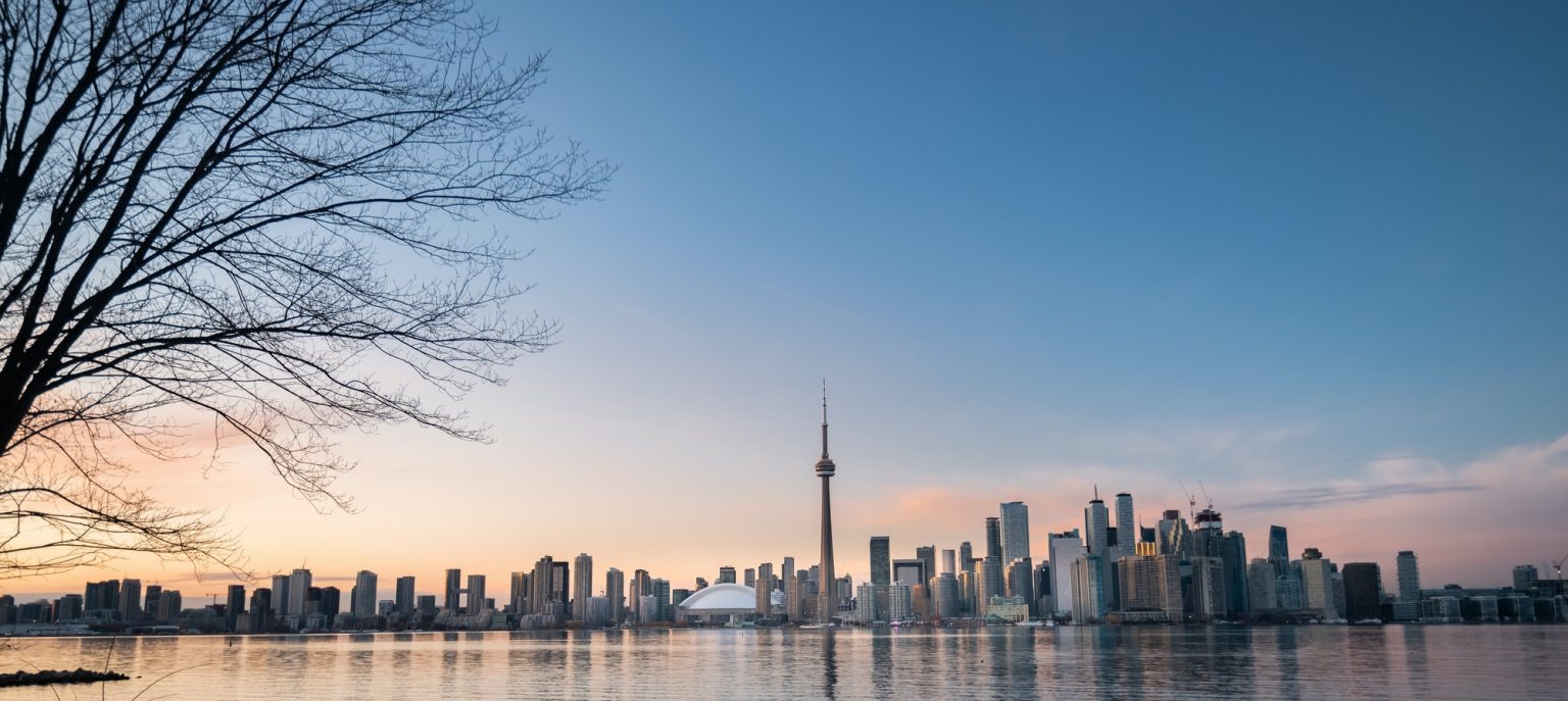 Toronto city skyline, Ontario, Canada